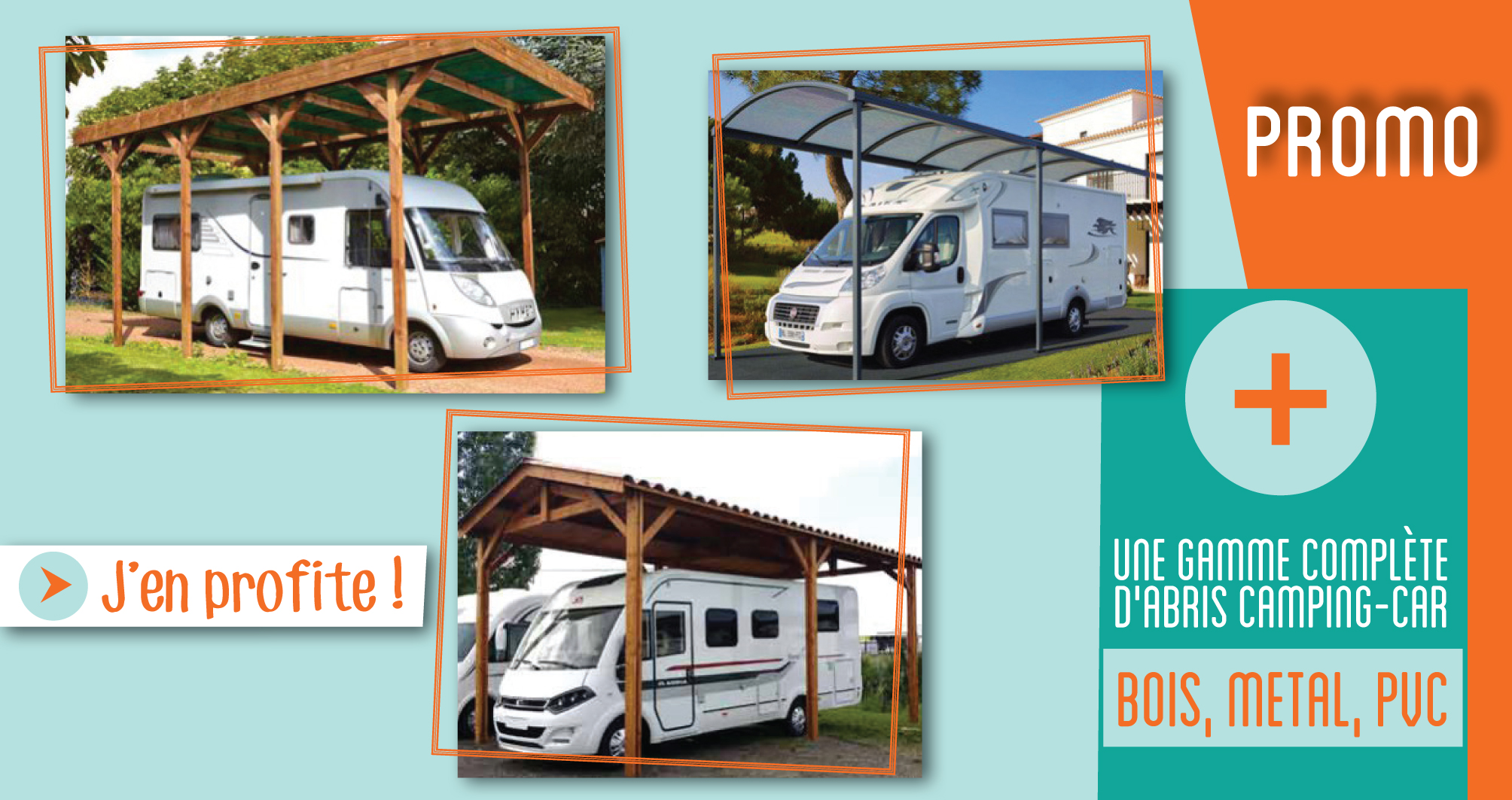 Des abris camping-car en bois, métal ou PVC pour préserver vos véhicules de loisirs